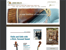 Tablet Screenshot of centurystrings.com